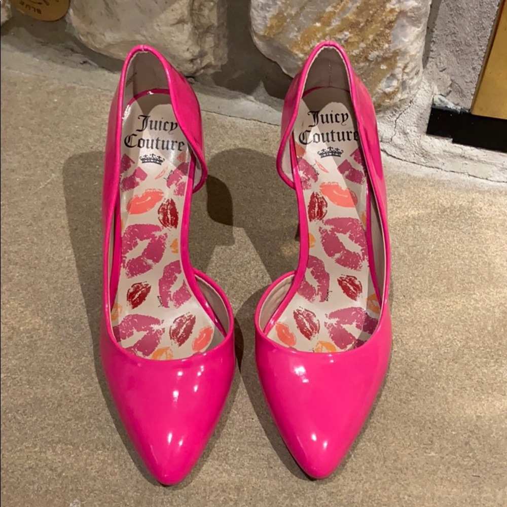 Juicy Couture 7.5 Khrystal Pink Heels